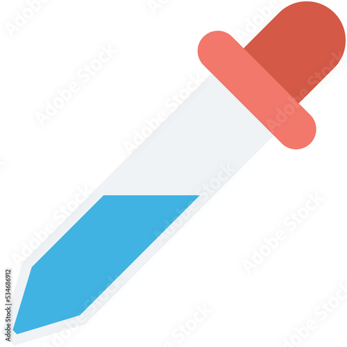 Dropper Colored Vector Icon
