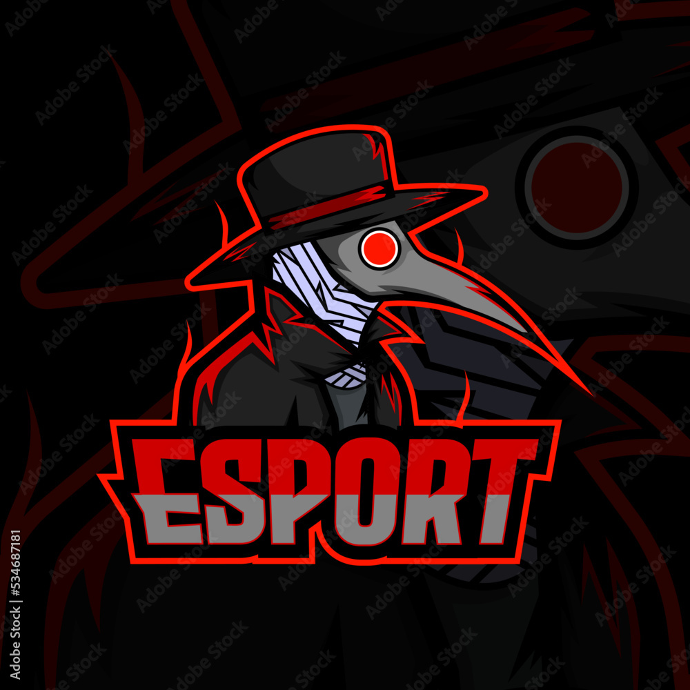 A great bird man graphic illustration for your channel logo, esports team and so on.