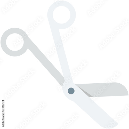 Scissor Colored Vector Icon