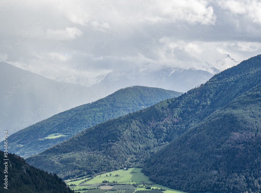 landscape in South Tyrol, Italy