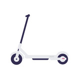 Electric Scooter Icon. Modern lifestyle. Eco transport for city lifestyle. Scooter concept. Vector flat illustration.