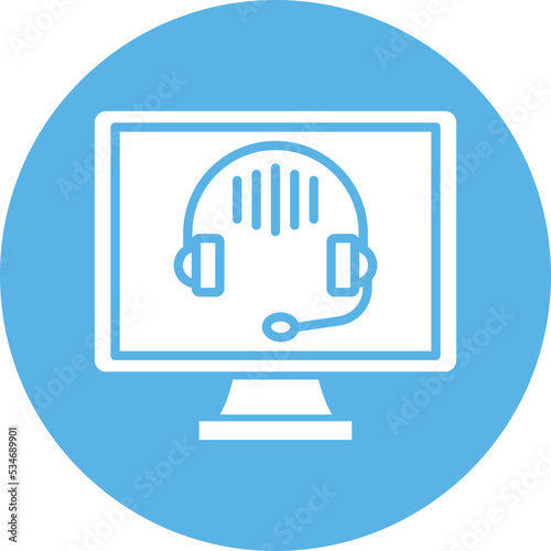 Call centre Vector Icon

