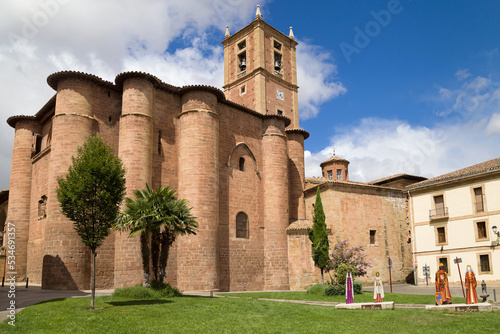 Obraz na płótnie Monastery of Santa Maria la Real of Najera, La Rioja w salonie