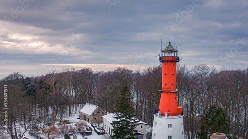 Winter lighthouse at Baltic...