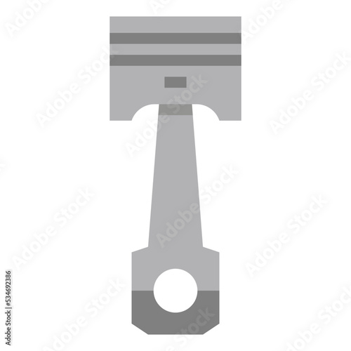 Piston flat icon