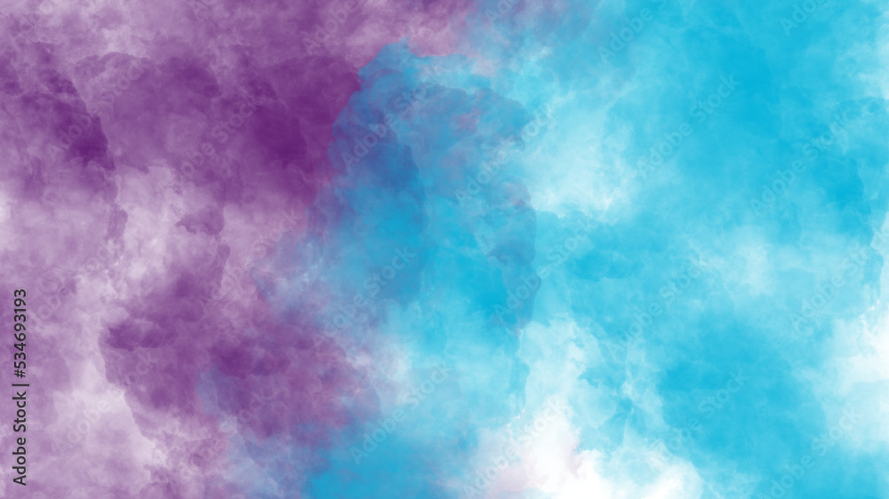 Purple and blue smoke background