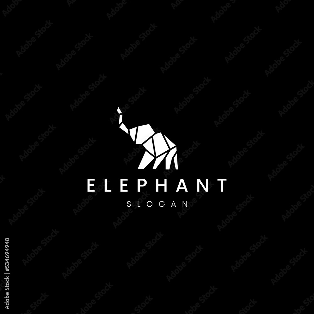 Elephant logo icon vector design