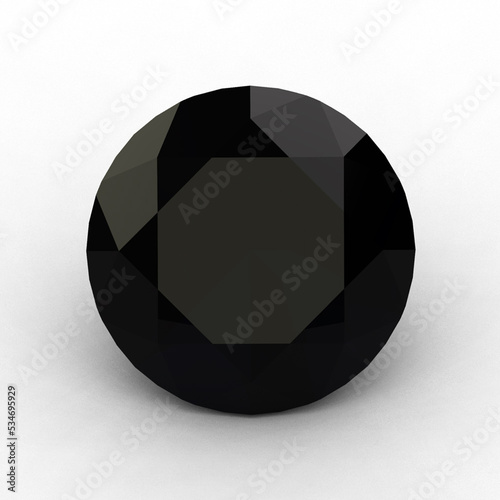 Round Black Diamond 