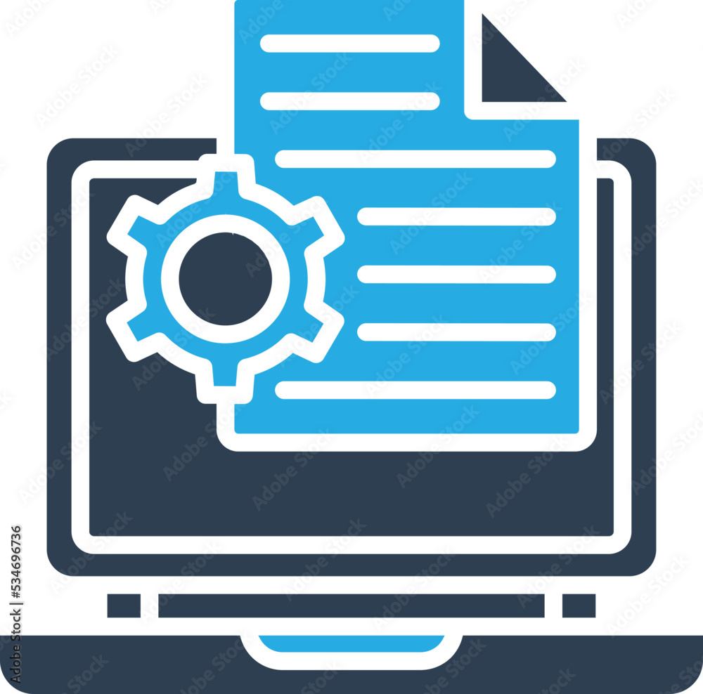 Document Configuration Vector Icon
Document Configuration Vector Icon