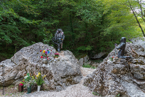 Montefortino. Marche. The sanctuary of the Madonna dell'Ambro photo