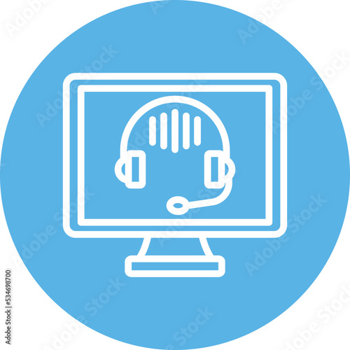 Call centre Vector Icon
