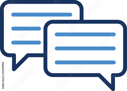 Comments Bubbles Vector Icon
