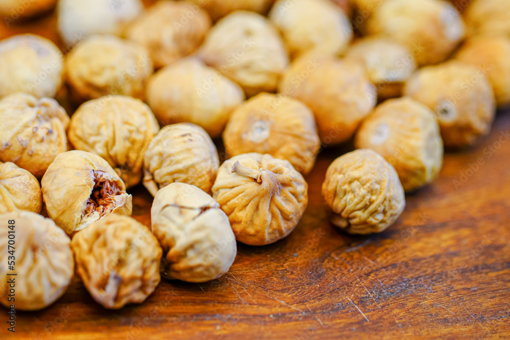 Studio photography of dried figs, a healthy nutritious food Studio photography of dried figs, a healthy nutritious food