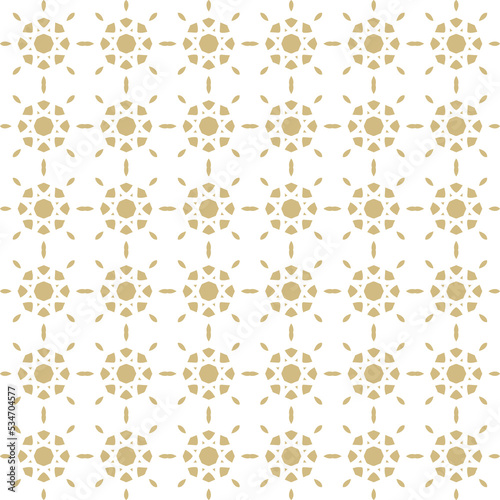 pattern design with abstract ornament motif