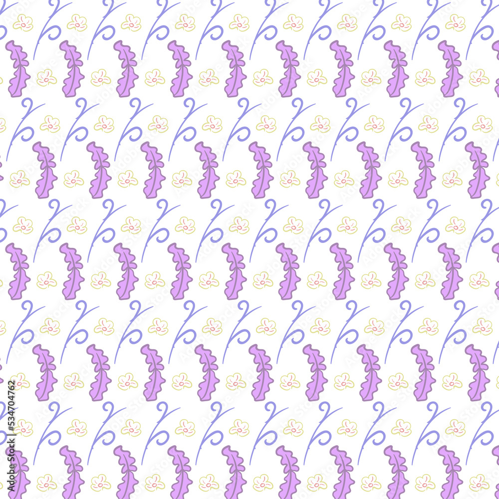 pattern design with floral motif