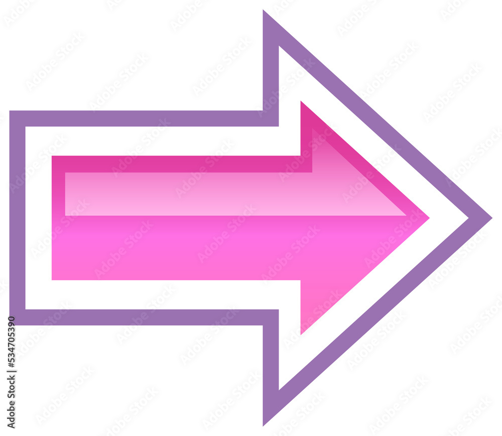 Arrow icon, PNG with transparent background.