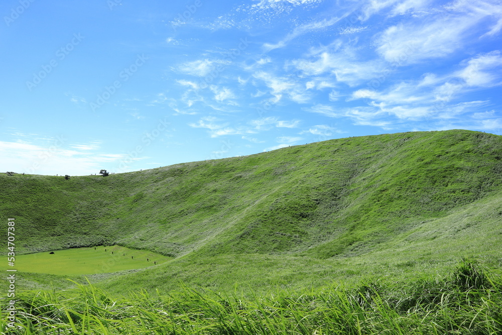 大室山山頂（静岡県伊東市）