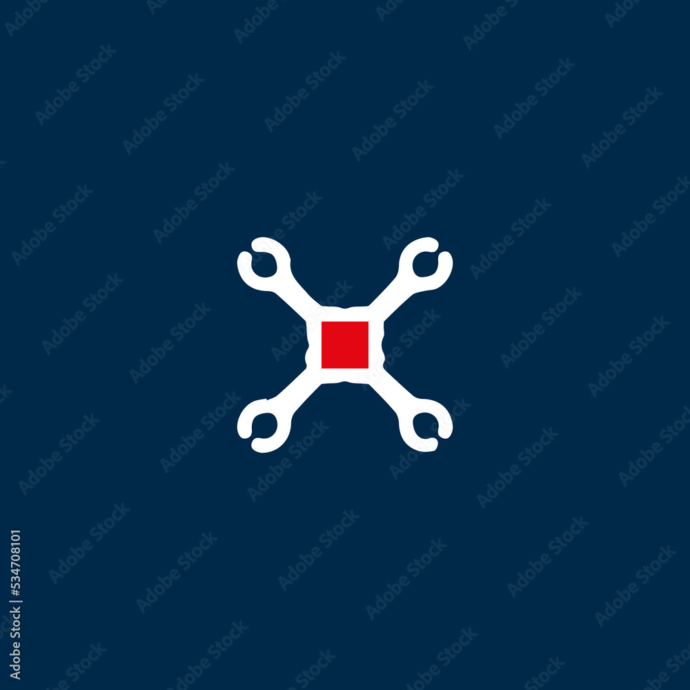 company logo with abstract shape company logo with abstract shape