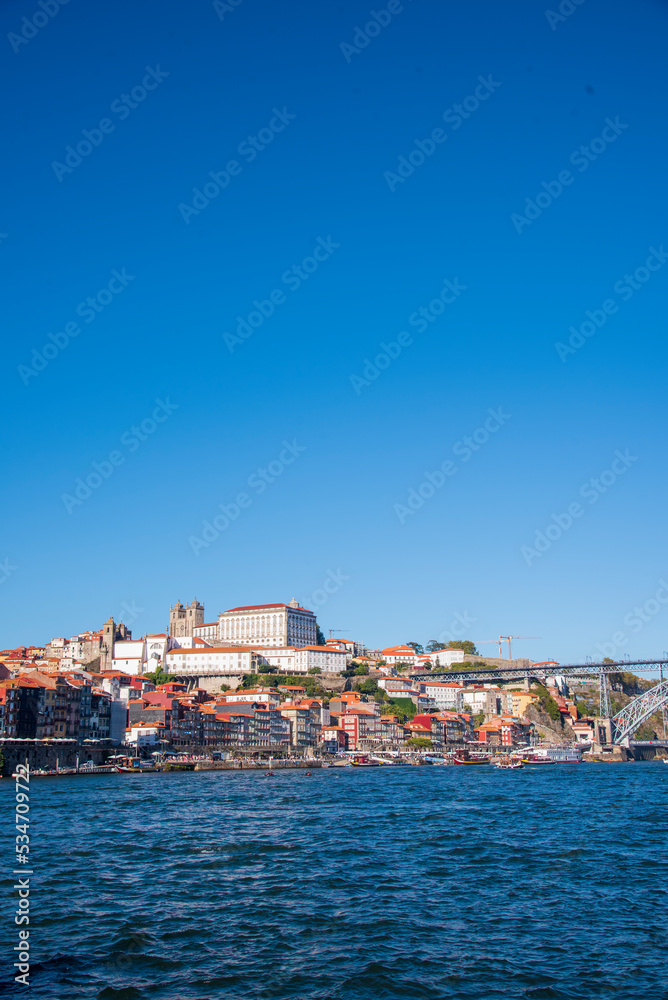 View of Porto across the Douro River View of Porto across the Douro River