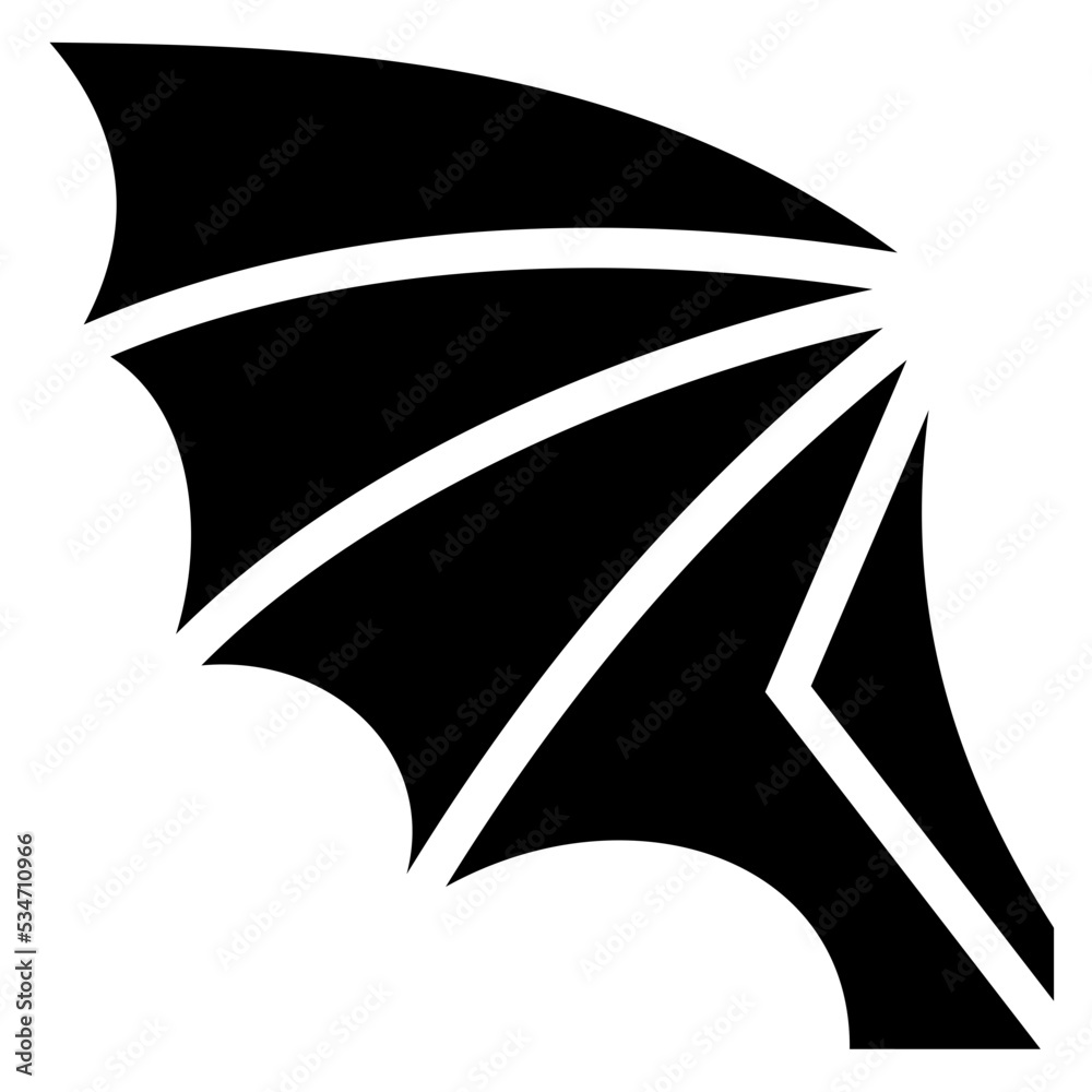 Bat. Horrific black bats swarm isolated on white vector Halloween