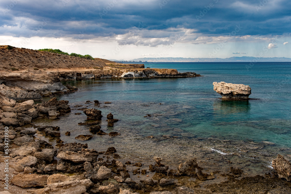 Küste bei Paralimni auf Zypern 