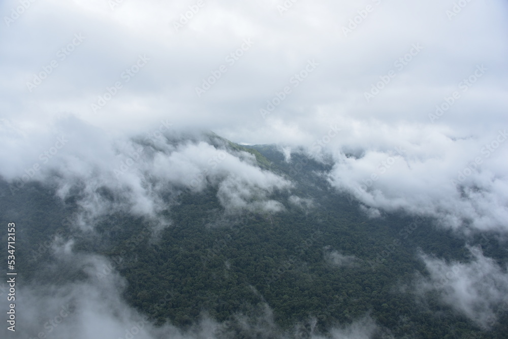 Fototapeta premium Bisle view point, Sakleshpura hill station, Karnataka, India
