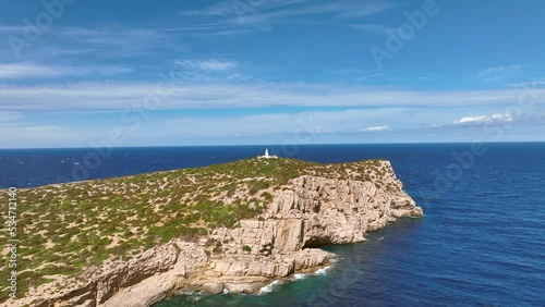 Lighthouse on the West Coast of Ibiza photo