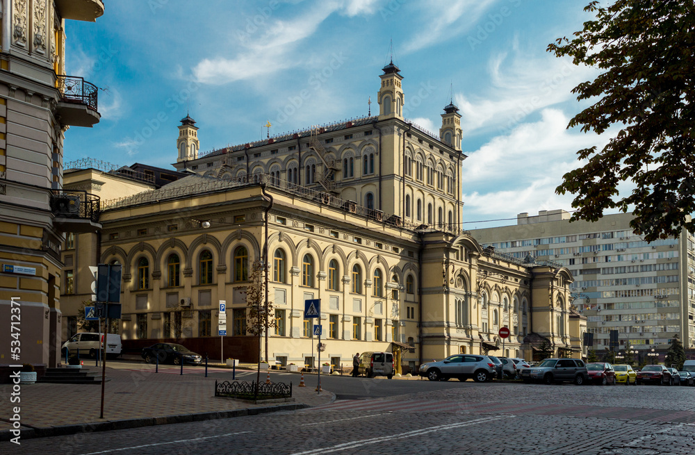 The building of the National Opera Theater of Ukraine in Kyiv