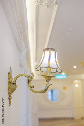 Luxurious style decorative wall lamps in luxury homes.