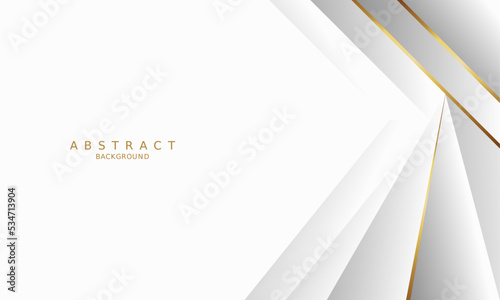 white luxury premium background and gold line.