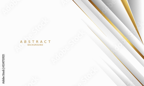 white luxury premium background and gold line.