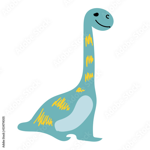 cute ancient dinosaurs cartoon