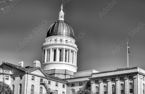 Maine State House is the capitol building of Maine in historic downtown of Augusta, ME photo