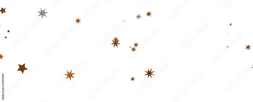 A gray whirlwind of golden snowflakes and stars. New A gray whirlwind of golden snowflakes and stars. New