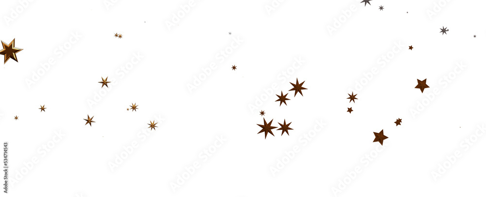Obraz premium Holiday golden decoration, glitter frame isolated