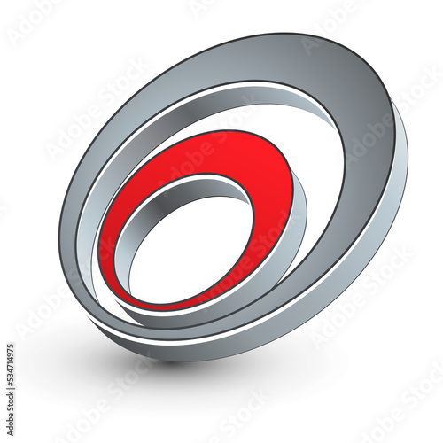 Business logo 3d. Abstract ...