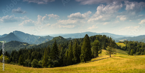 panorama of Pieniny mountains © eagle130870