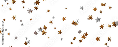 Glossy 3D Christmas star icon. Design element for holidays. © vegefox.com