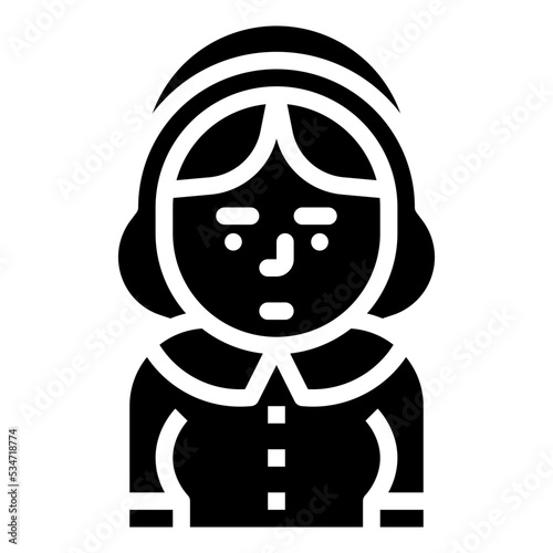 pilgrim glyph icon