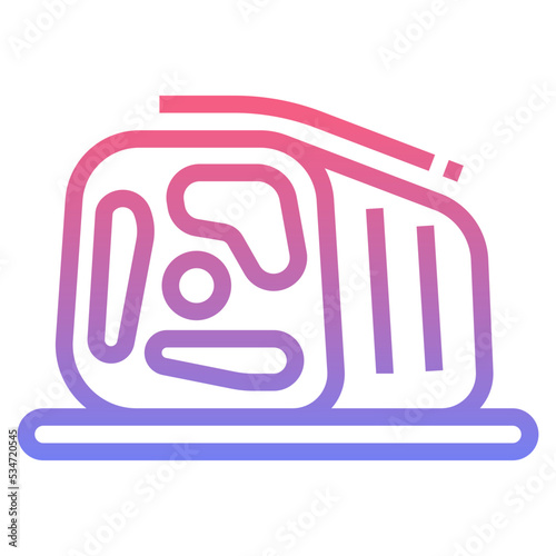 ham line gradient icon
