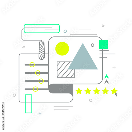 development and design of interfaces UI UX