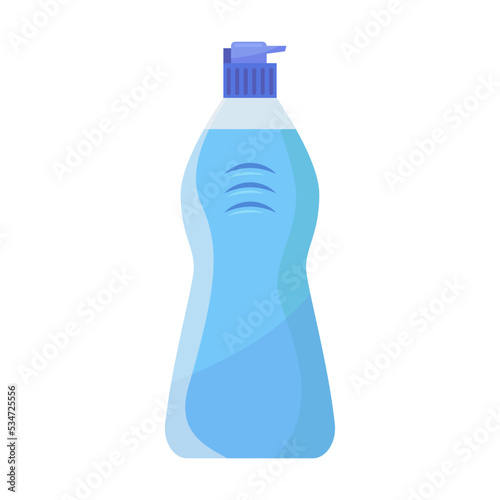 Spray for detergent, liquid soap, chemical disinfectant. Vector illustrations for laundry, toilet cleaning, hygiene, household concept