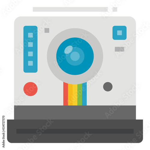 Camera flat icon