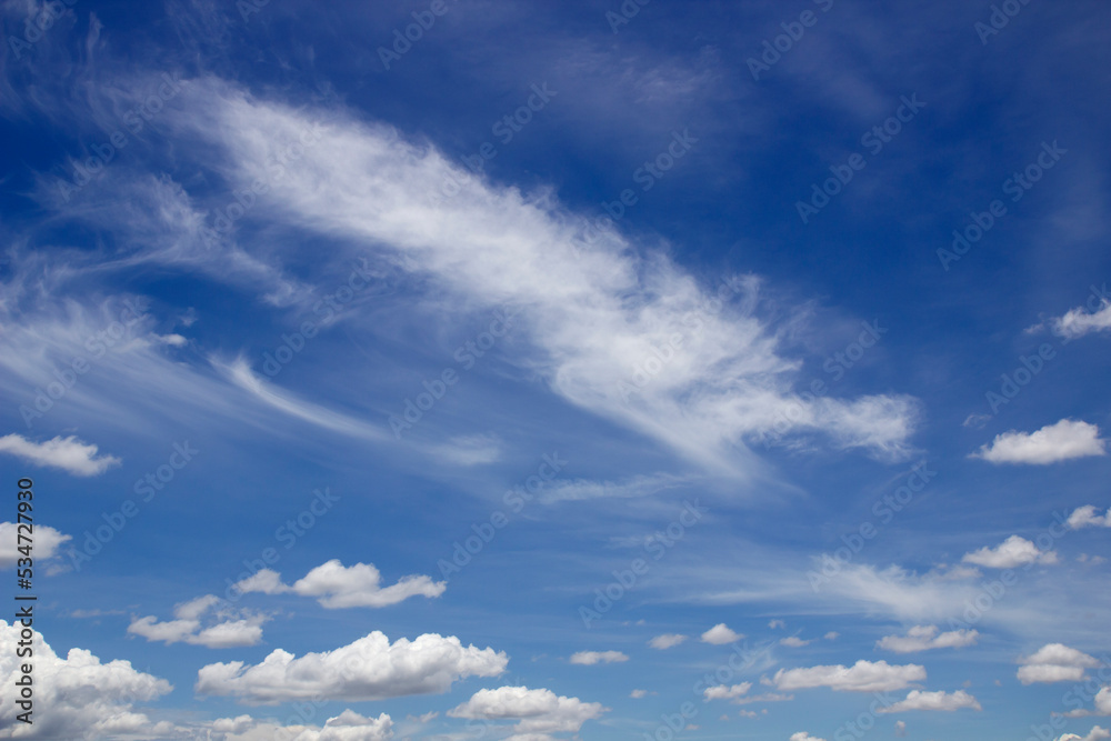beautiful blue sky on a bright day beautiful blue sky on a bright day