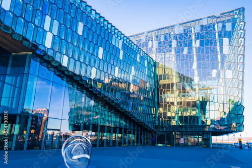 Obraz na płótnie Cityscape of Reykjavik (Iceland) w salonie