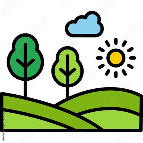 Landscape Icon