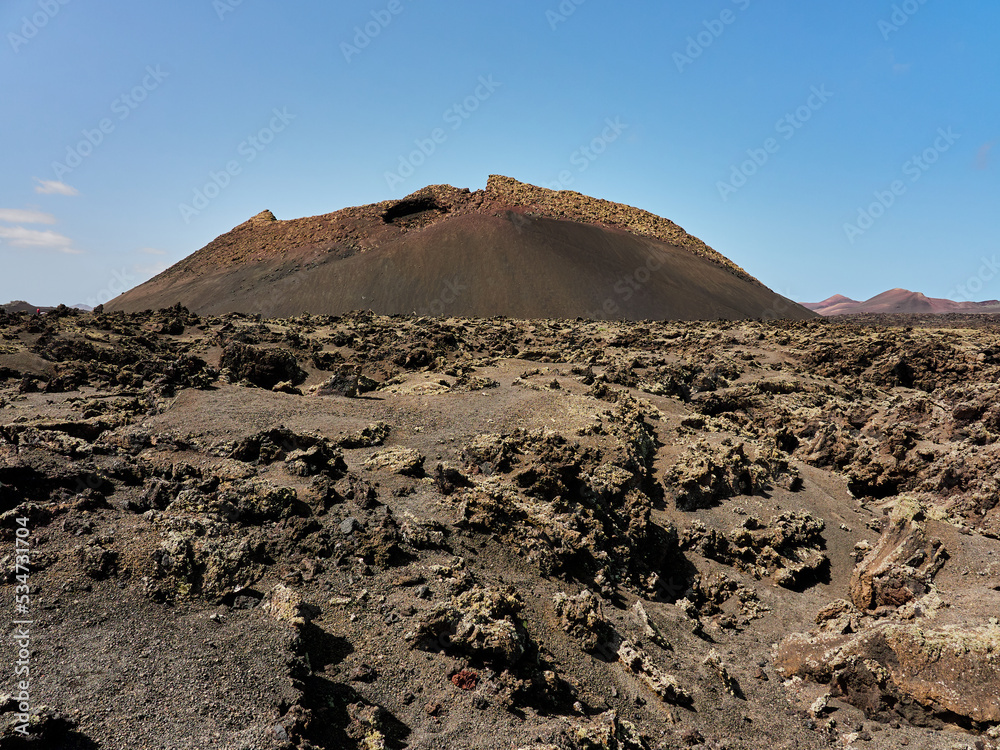 Volcán del Cuervo en Lanzarote