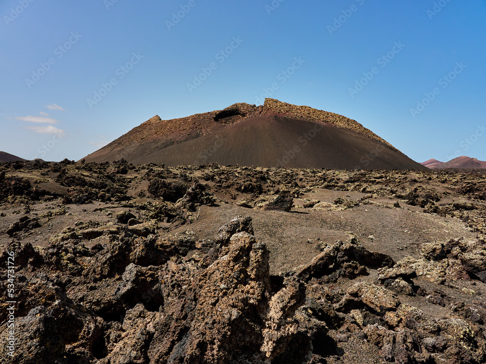 Volcán del Cuervo en Lanzarote