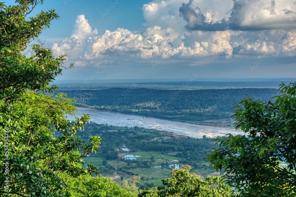 Phou Phanang View Points, Mountain close to Vientiane Laos PDR, South East Asia, High quality photo