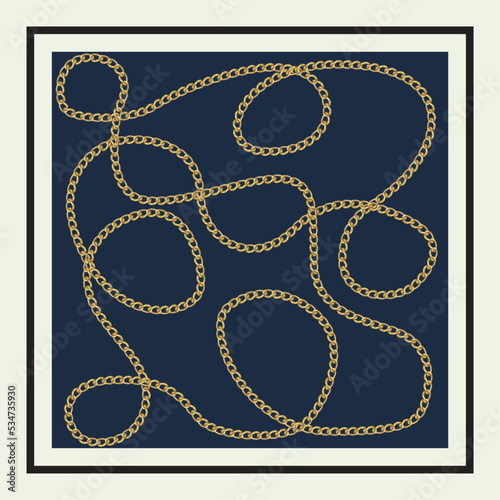 Fashionable pattern design for a scarf © Umit